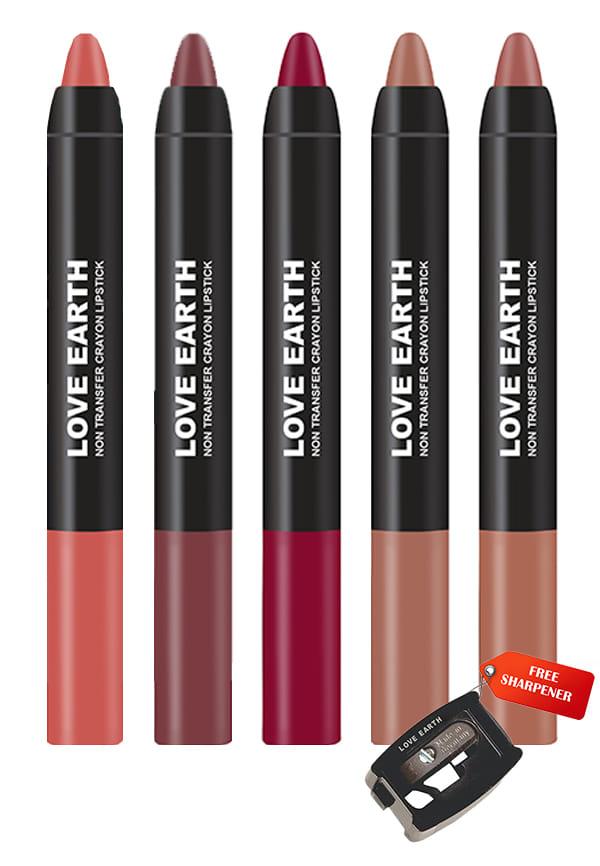 Lip Crayon Non-Transfer Lipstick 2.O And Sharpener