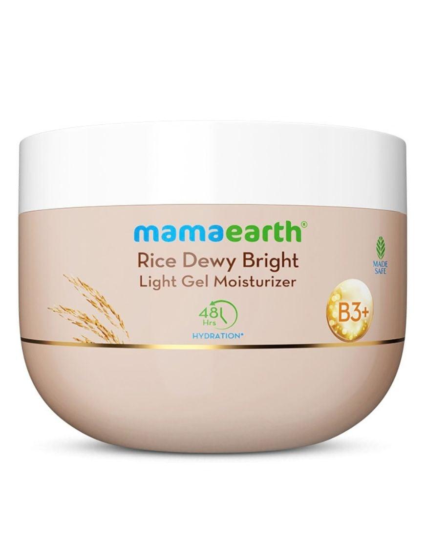 Rice Dewy Bright Light Gel Moisturizer with Rice Water& Niacinamide For Glass-skin Glow