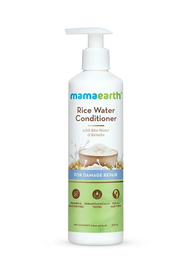 Rice Water Conditioner with Rice Water & Keratin for Damaged, Dry and Frizzy Hair