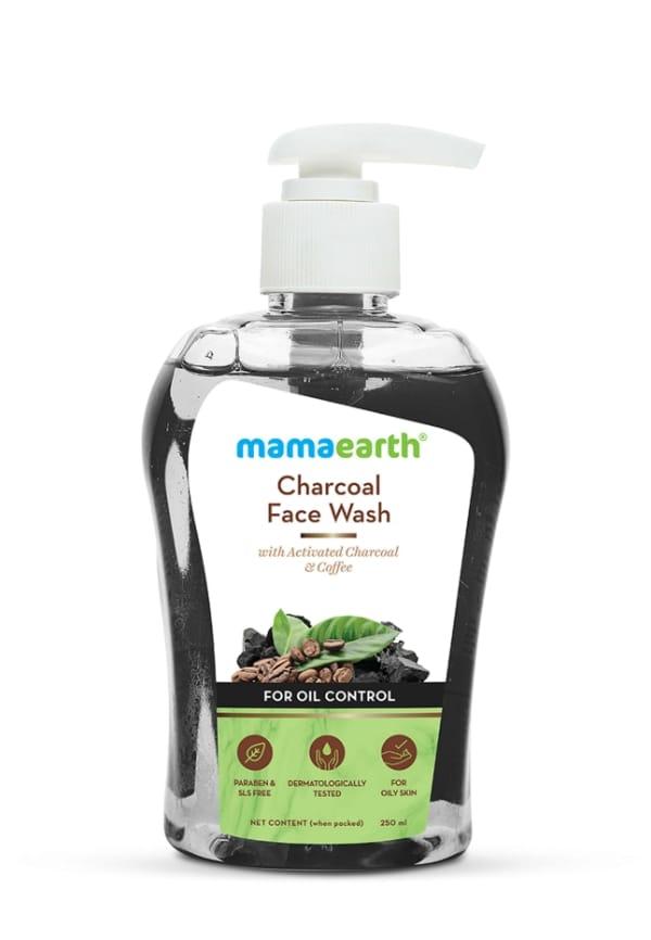 Charcoal Face Wash with Activated Charcoal & Coffee for Oil Control