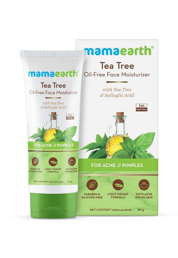 Tea Tree Oil Free Moisturizer For Face For Oily Skin with Tea Tree & Salicylic Acid
