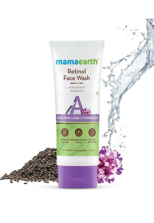 Retinol Face Wash with Retinol & Bakuchi for Fine Lines and Wrinkles