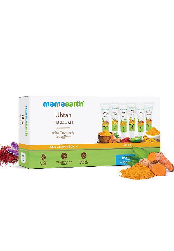 Ubtan Facial Kit with Turmeric & Saffron for Glowing Skin