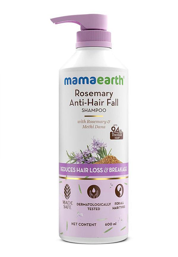 Rosemary Anti-Hair Fall Shampoo with Rosemary & Methi Dana for Reducing Hair Loss & Breakage