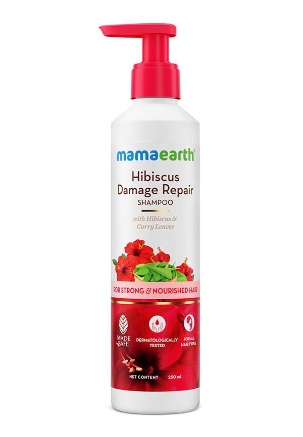 Hibiscus Damage Repair Shampoo With Hibiscus & Curry Leaves
