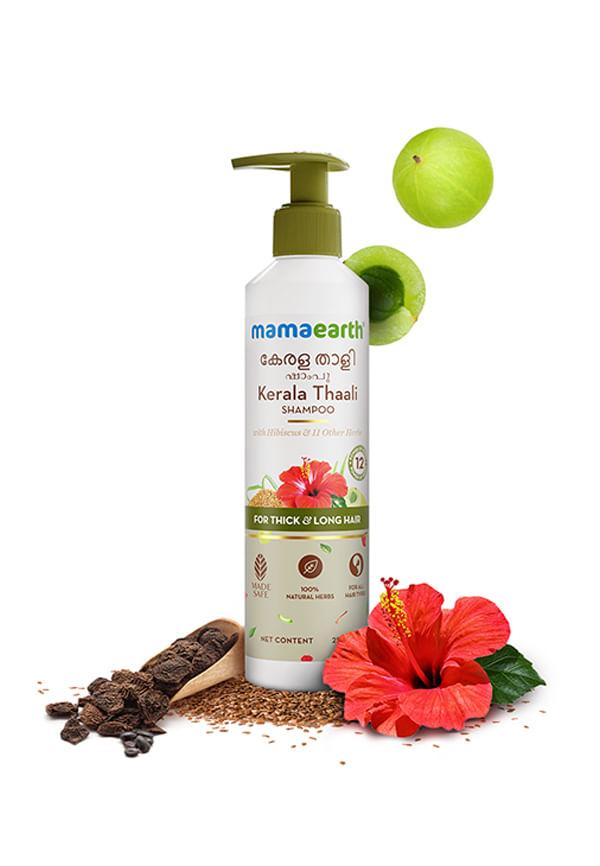 Kerala Thaali Shampoo with Hibiscus, Shikakai, Amla, Flax Seeds for Thick & Long Hair