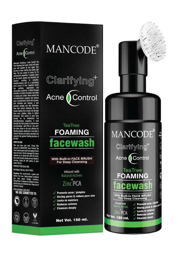 Acne Control Tea Tree Foaming Facewash