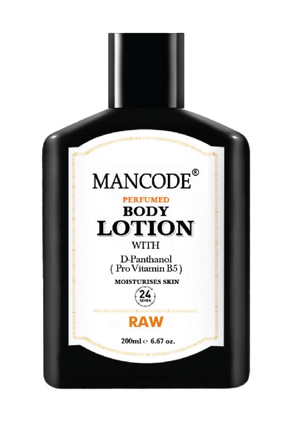 Raw Perfumed Body Lotion with D-Panthanol (Pro Vitamin B5)