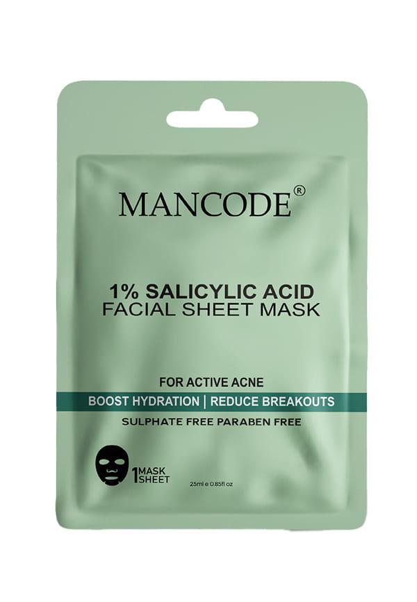 1% Salicylic Acid Facial Sheet Mask for Boost Hydration With Korean Formula