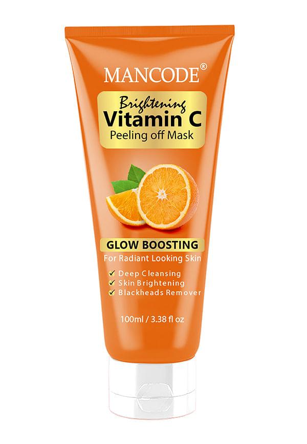 Brightening Vitamin C Peel Off Mask Glow Boosting for Radiant Skin