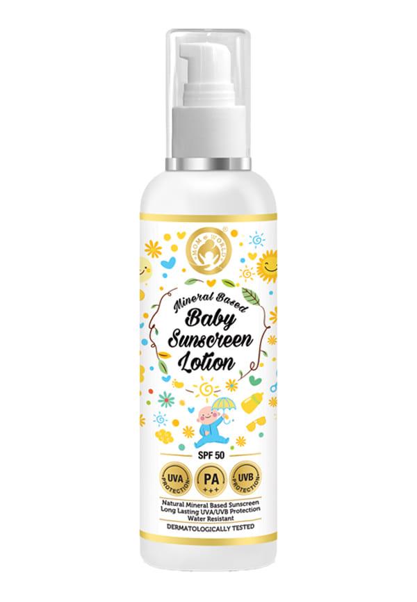 Mineral Based Baby Sunscreen Lotion, Spf 50 Pa+++