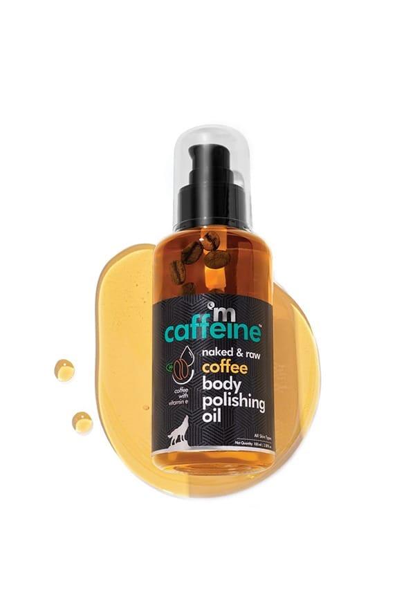 Naked & Raw Coffee Body Polishing Oil | All Skin Types | Mineral Oil Free