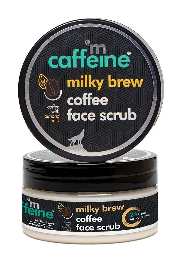 Coffee & Milk Moisturizing Face Scrub for Gentle Exfoliation & Skin Nourishment