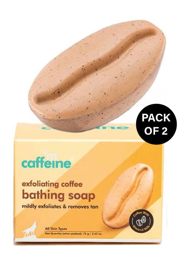 Exfoliating Tan Removal Soap with Coffee, Almond Milk & Caramel