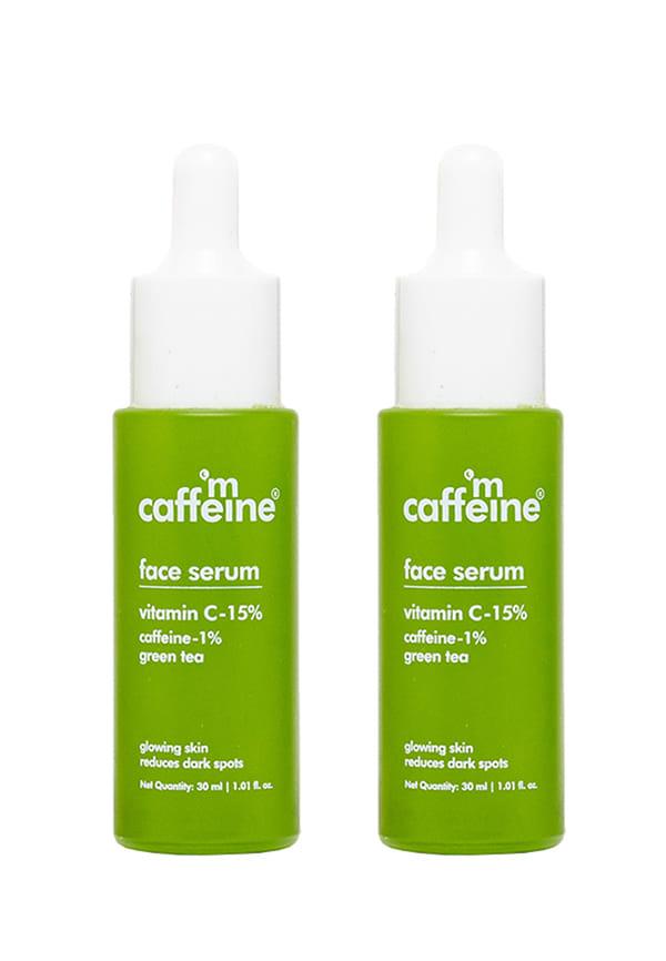 Green Tea & 15% Vitamin C Face Serum for Glowing Skin