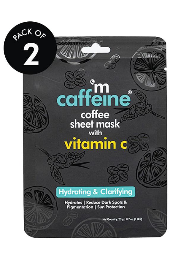 Vitamin C & Coffee Sheet Mask for Dark Spots Reduction