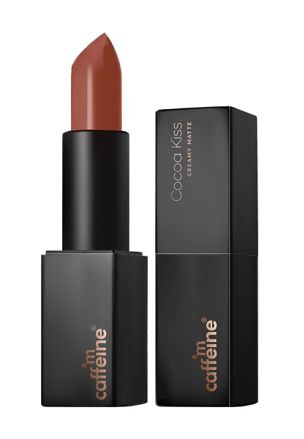 Cocoa Kiss Creamy Matte Nude Lipstick with Cocoa Butter