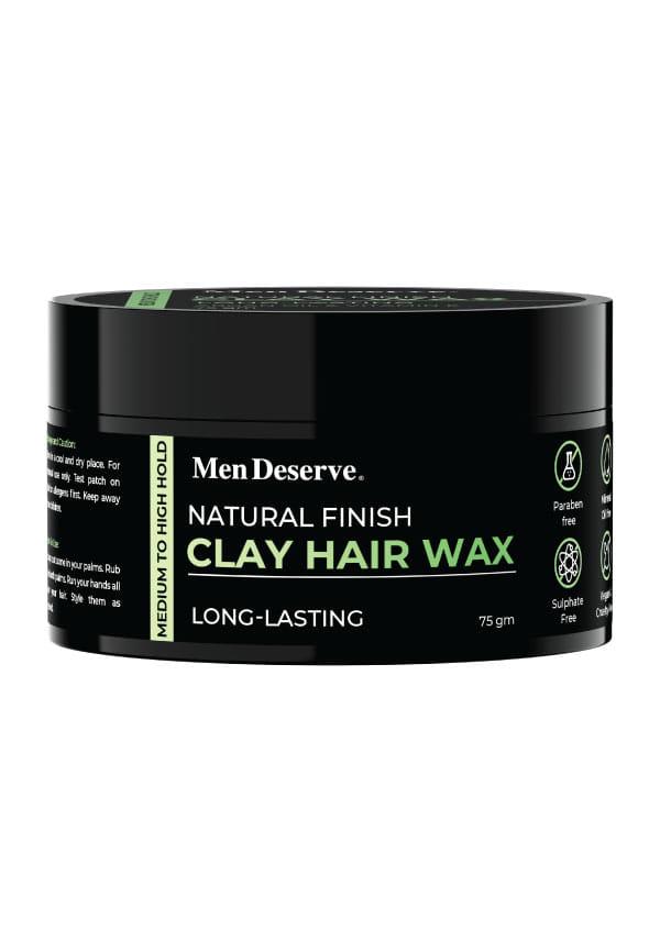 Hair Clay Wax for Natural and Matte Finish Look