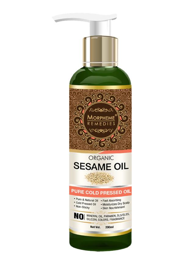 Remedies Organic Sesame Oil (Pure Coldpressed Oil) For Hair, Body, Skin Care, Massage
