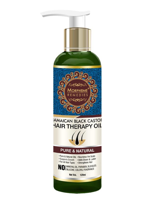 Morpheme Remedies Jamaican Black Castor Hair Therapy Oil - No Mineral Oil & Silicones