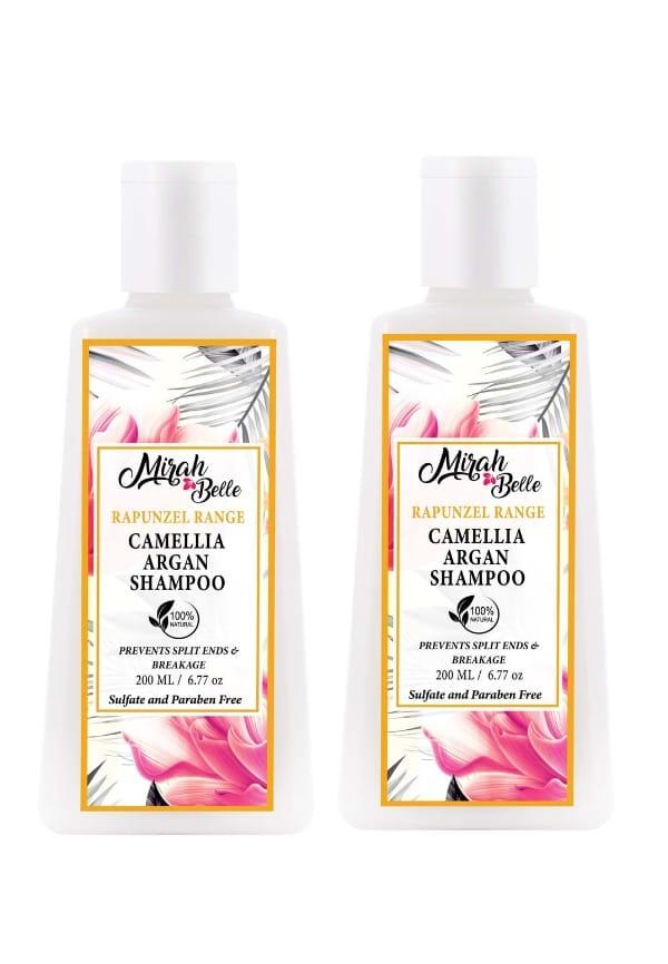 Organic & Natural - Camellia Argan Shampoo - Frizzy Hair, Breakage & Split Ends