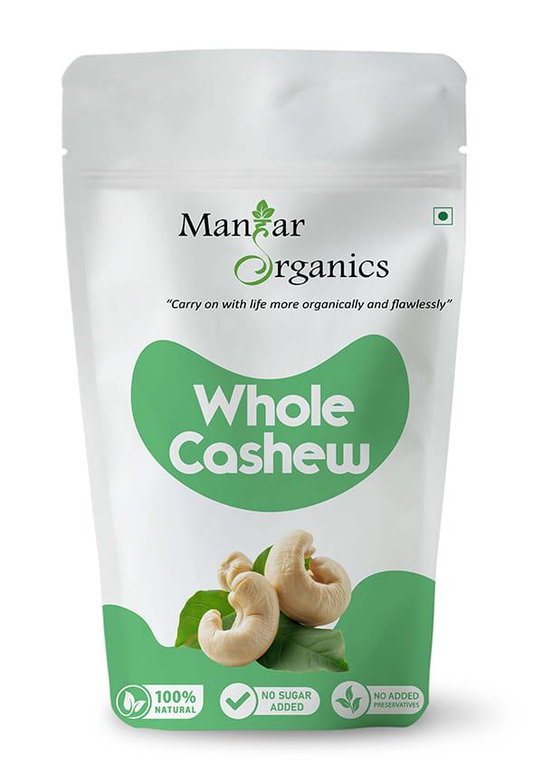 Pure Whole Cashew (Kaju) | Premium Nuts & Dry Fruits | Rich in Fibre, Vitamin E, K, B6 | Boost Immunity