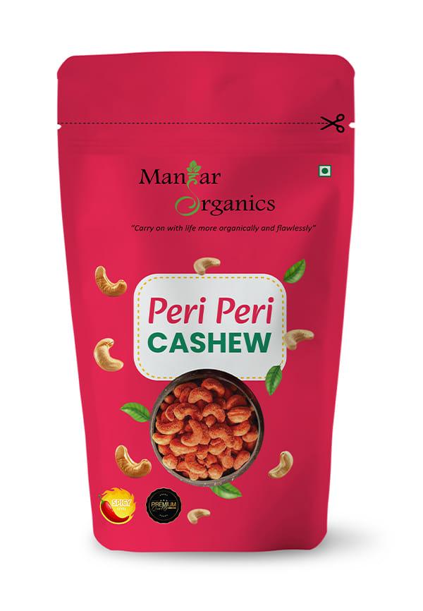 Peri Peri Cashews – Spicy & Crispy Roasted Cashews | Gourmet Snack | High Protein & Fiber