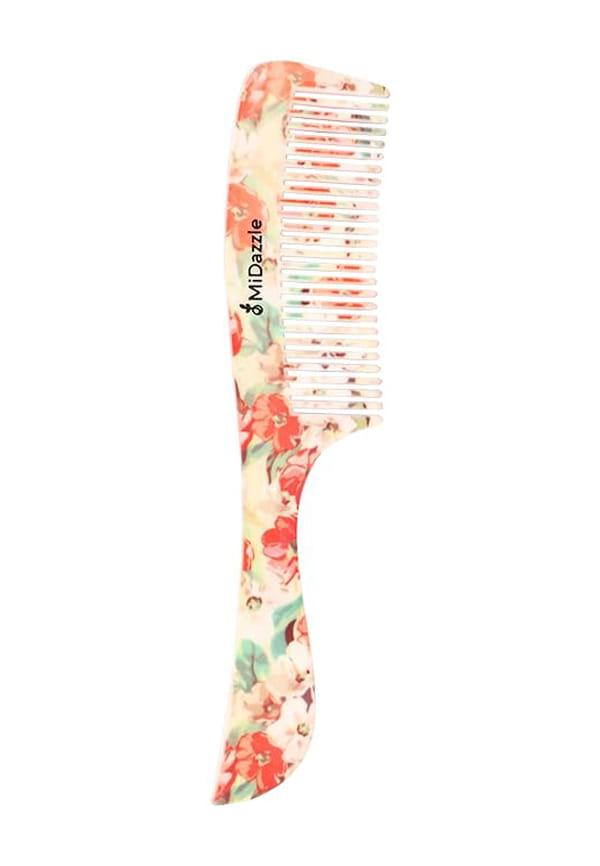 Floral Comb Handle-6C