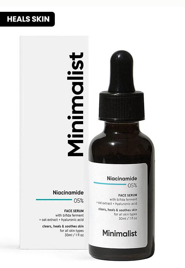 5% Niacinamide Face Serum For Glowing & Clear Skin With 1% Hyaluronic Acid