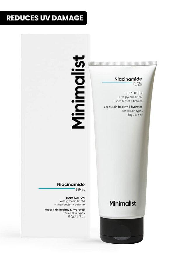 5% Niacinamide Body Lotion With Shea Butter, Glycerine & Betaine
