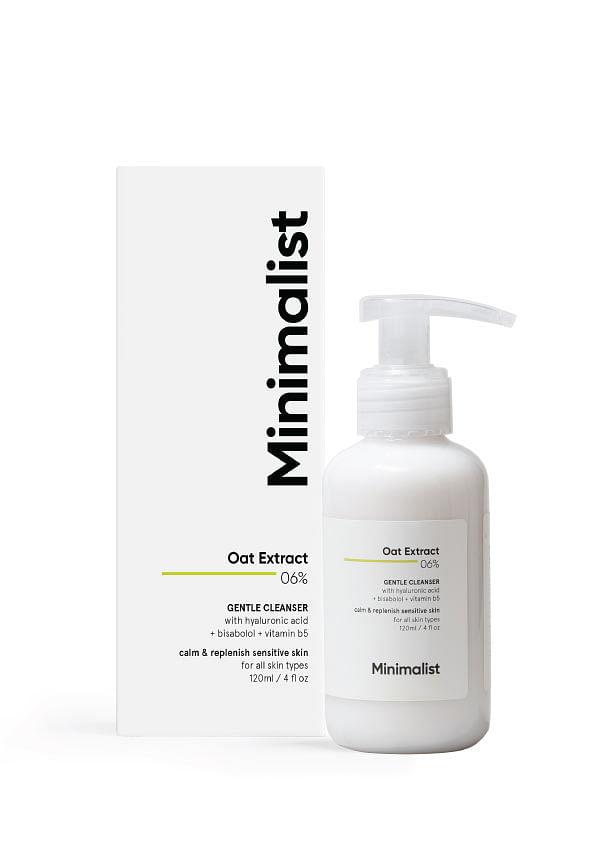 6% Oat Extract Gentle Cleanser With Hyaluronic Acid For Sensitive Skin