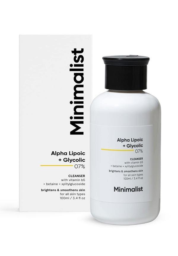 7% Ala & Aha Brightening Face Wash With Vitamin B5