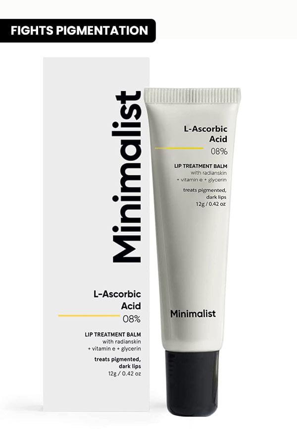 8% L-Ascorbic Acid Lip Treatment Balm With Vitamin E