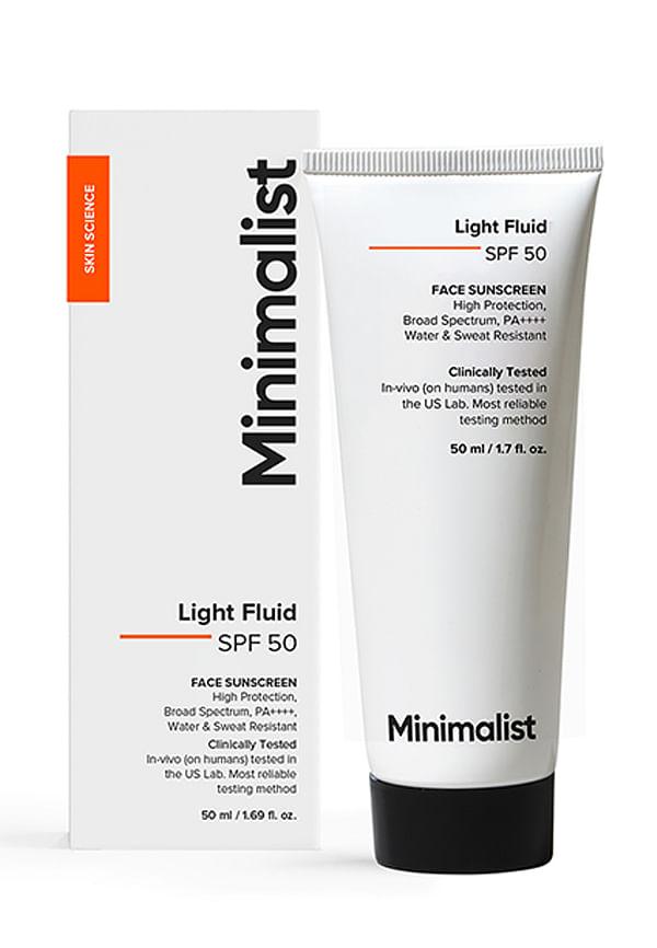 Light Fluid SPF 50 Face Sunscreen