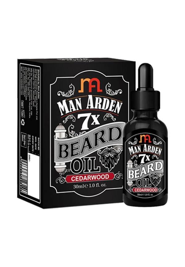 Man Arden 7X Beard Oil (Cedar Wood) - 7 Premium Oils Supports Beard Growth And Nourishment