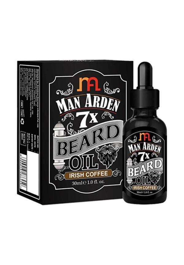 Man Arden 7X Beard Oil (Irish Coffee) - 7 Premium Oils Supports Beard Growth And Nourishment