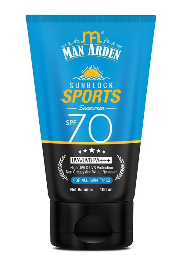 Sun Block Sports Sunscreen SPF 70, For All Skin Types, UVA/UVB PA+++