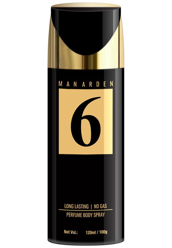 Man Arden #6 Deodorant, No Gas Deo for Men