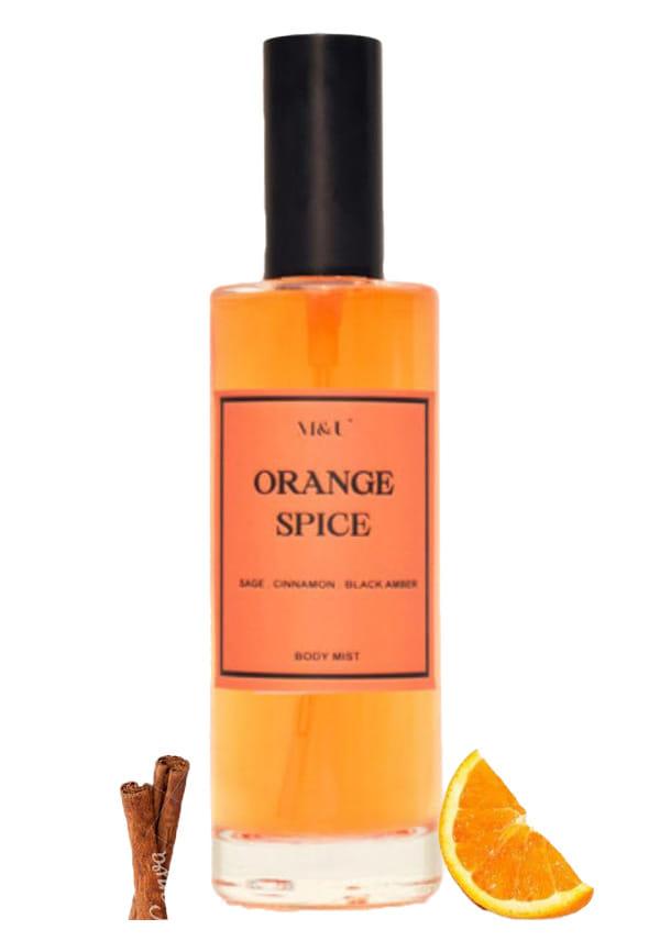 Orange Spice Citrus And Smokey Body Mist