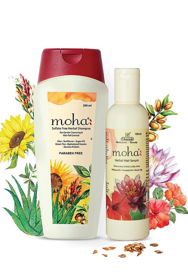 Sulfate Free Herbal Shampoo + Herbal Hair Serum