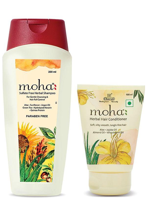 Sulfate Free Herbal Shampoo + Herbal Hair Conditioner