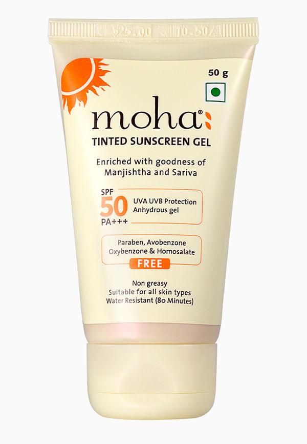 Tinted Sunscreen Gel SPF 50 PA+++