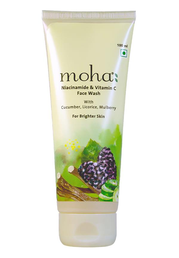 Niacinamide & Vitamin C Brightening Face Wash | with Cucumber for Hydration