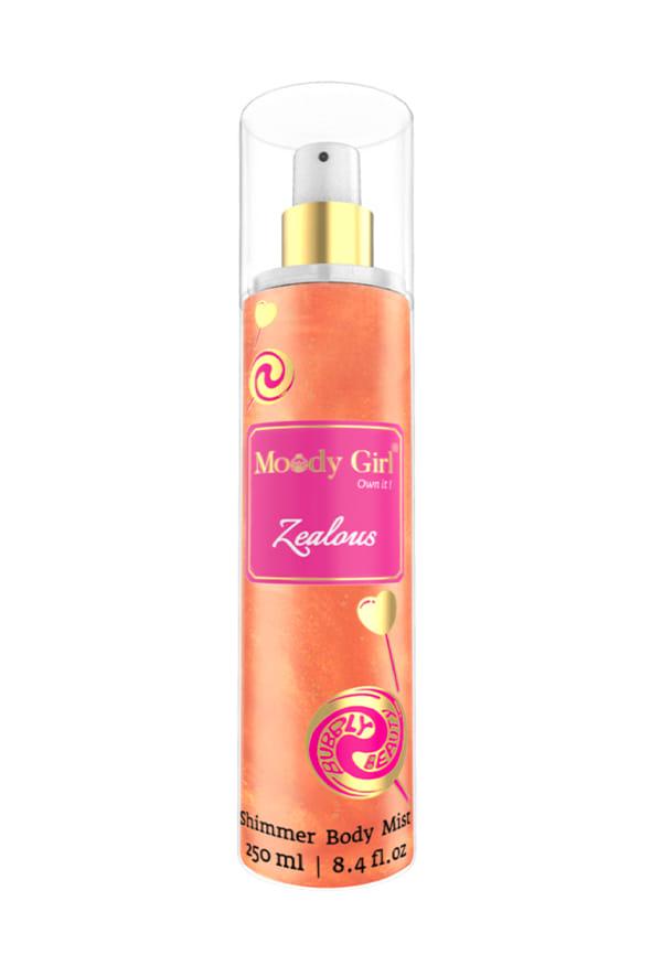 Zealous Luxury Shimmer Body Mist for Women | Vanilla, Gourmand, Nuts & Caramel | Musky & Caramellic