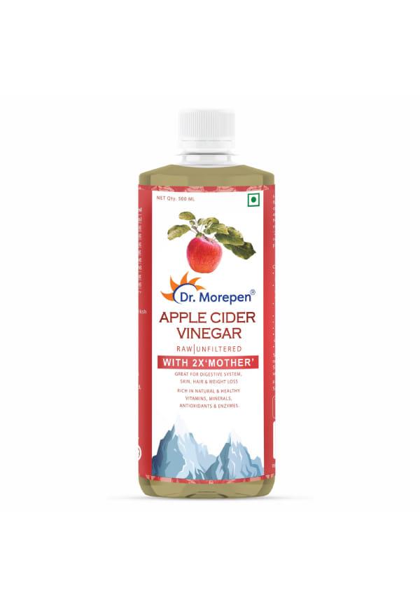 Apple Cider Vinegar With 2x Mother for Weight Management, Immunity, Skin & Hair, Raw, Unfiltered & Unpasteurized
