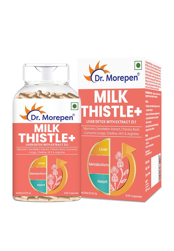 Milk Thistle+ for Liver Detox, Protection & Enhancement, Silymarin Milk Thistle Capsules, Liver Support Supplement
