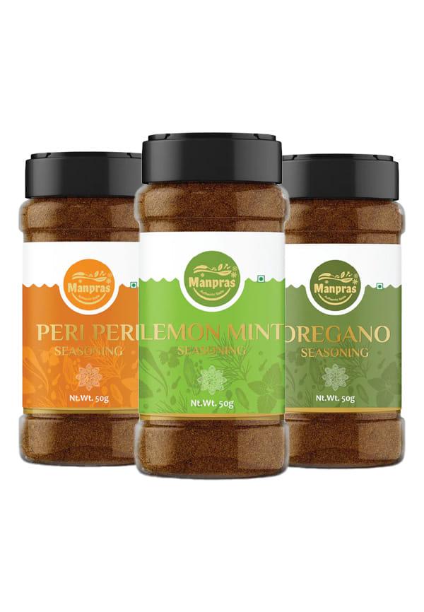 Seasoning Combo Peri Peri- Oregano- Red Chilly Lemon
