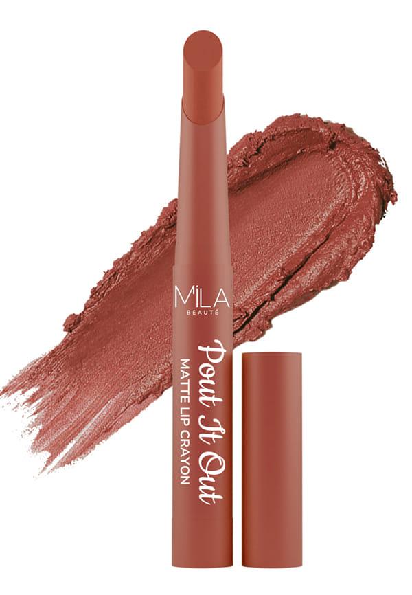 Pout It Out Lip Crayon Matte Finish Highly Pigmented