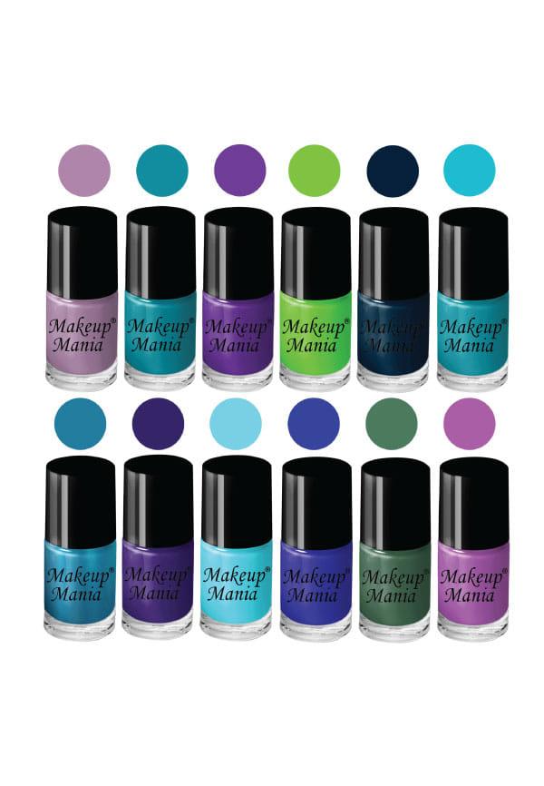 Appealing Nail Polish Set of 12 Pcs (Set No. 155)