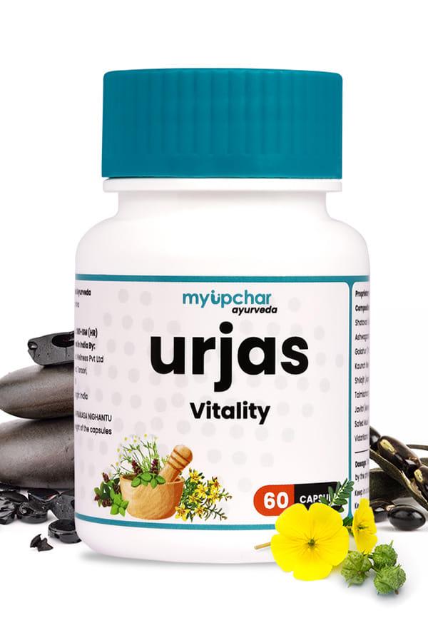 Ayurveda Urjas Vitality Capsule For Men | Improves Strength, Stamina & Energy